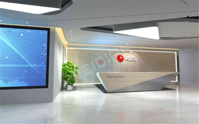 華大集成企業廣州展廳設計公司 華大集成企業廣州展廳設計公司