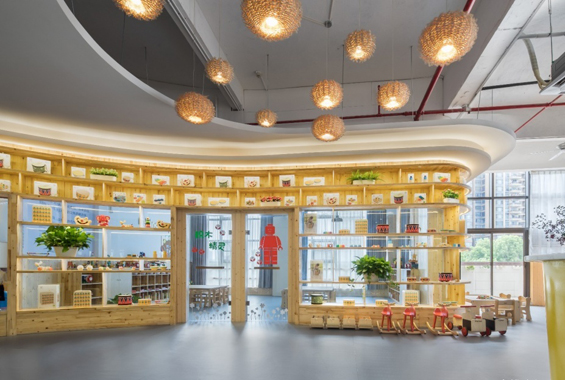 廣州展廳設(shè)計睿星貝貝早教店裝飾設(shè)計 廣州展廳設(shè)計睿星貝貝早教店裝飾設(shè)計