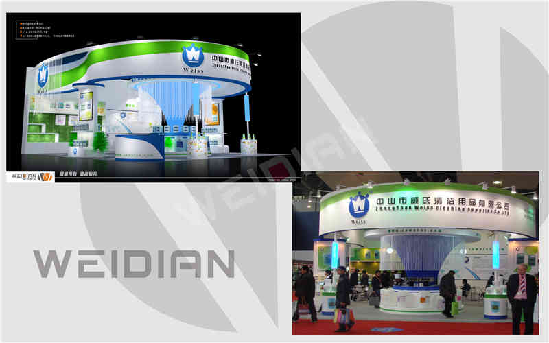 廣州展覽會裝飾設計公司助力兆能源、耐施得多家企業廣州國際酒店用品展覽會廣州展臺設計搭建