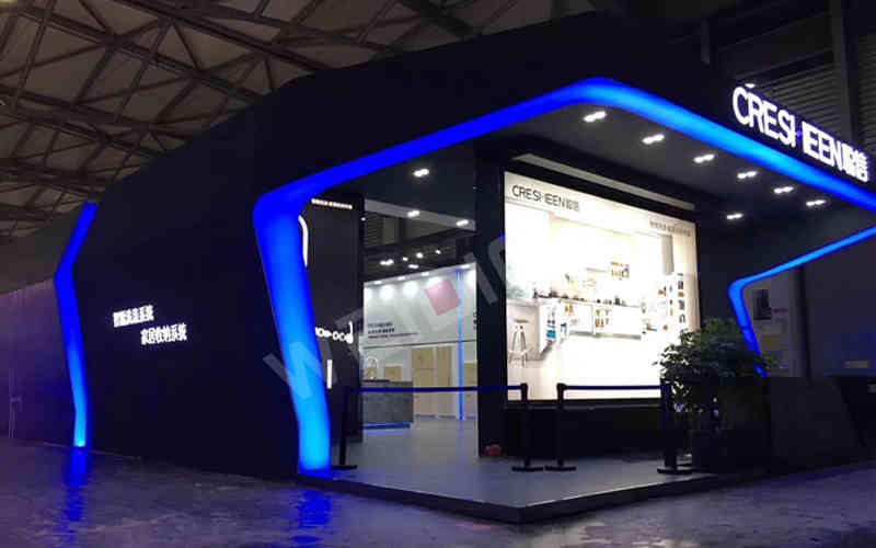 廣州展臺裝修公司設計聰信智能上海國際綠色廚房衛(wèi)浴展覽會廣州展臺裝修設計