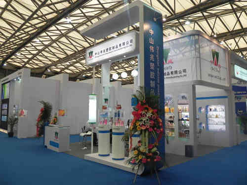 廣州展臺搭建公司助力偉兆塑膠中國國際塑料橡膠工業展覽會廣州展臺設計搭建