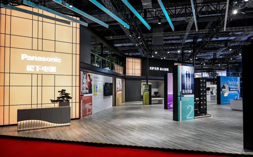 武漢展位設計搭建公司領你看最具有創意00家企業展臺的2023進博會(松下展位)5